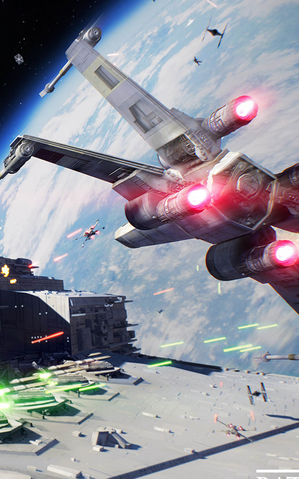 Spaceship Star Wars - Battlefront II 4K Ultra HD Mobile Wallpaper