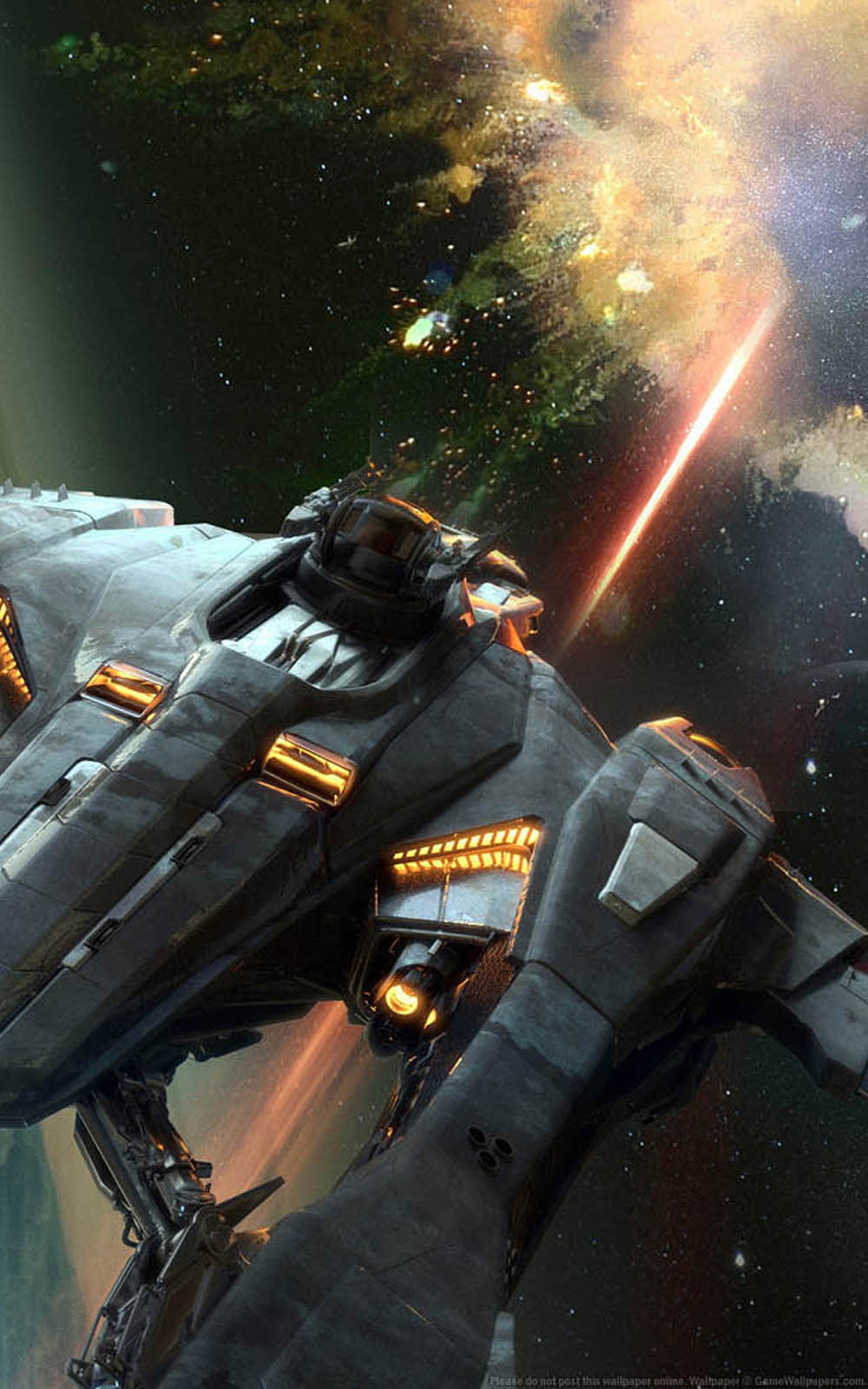 War Space Ship - Star Citizen 4K Ultra HD Mobile Wallpaper