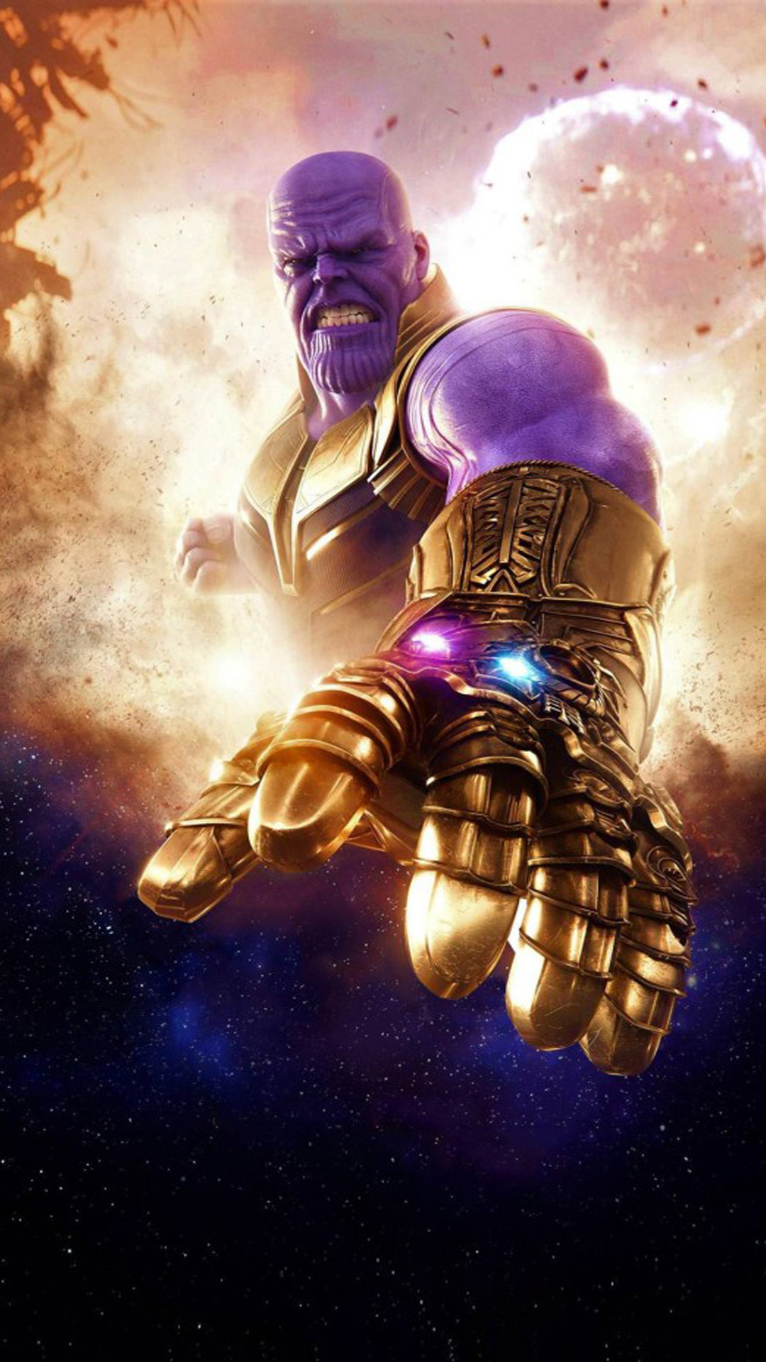 Thanos Avengers Infinity War 2018 4K Ultra HD Mobile Wallpaper