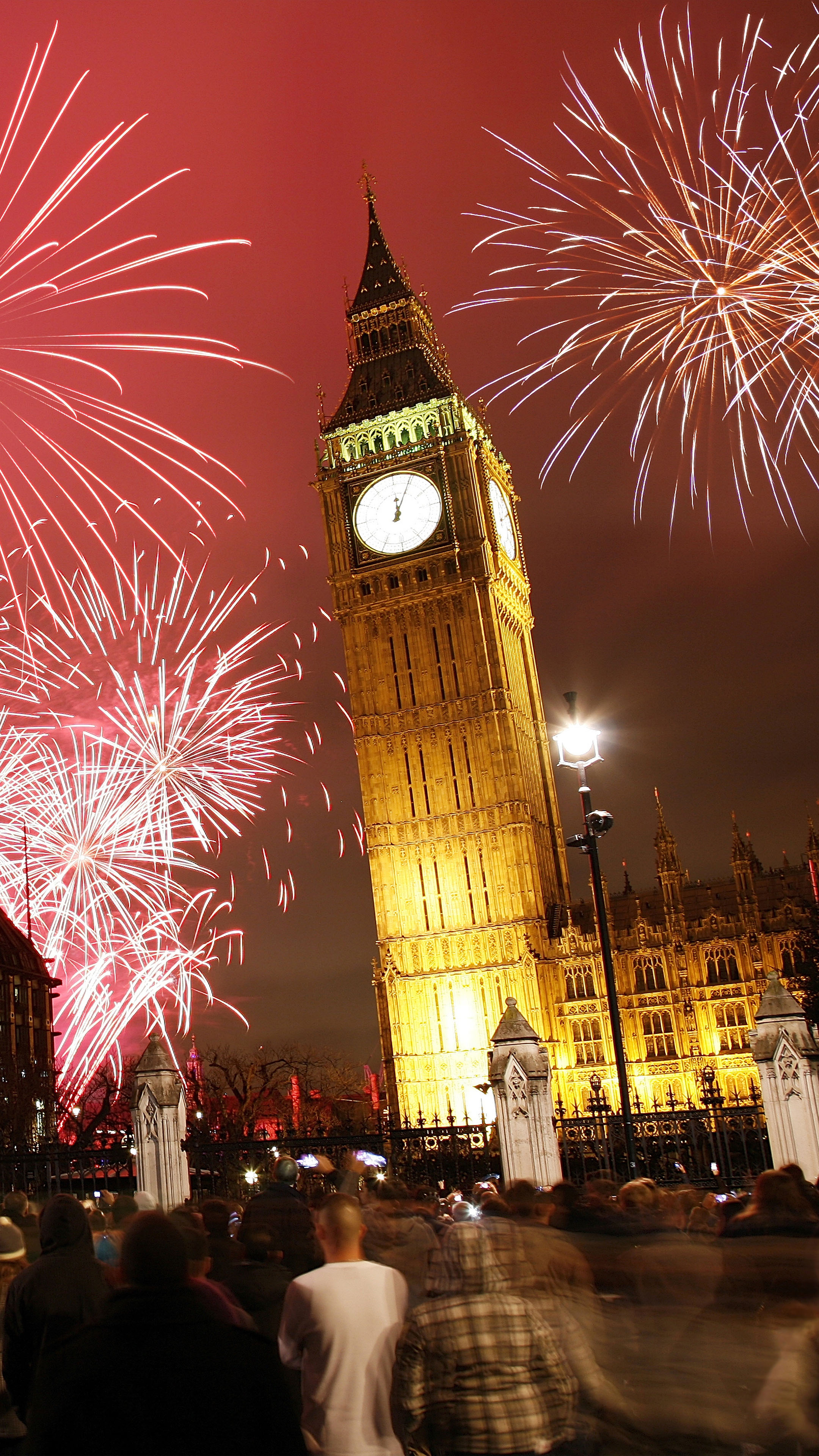 Big Ben London Fireworks 4K Ultra HD Mobile Wallpaper