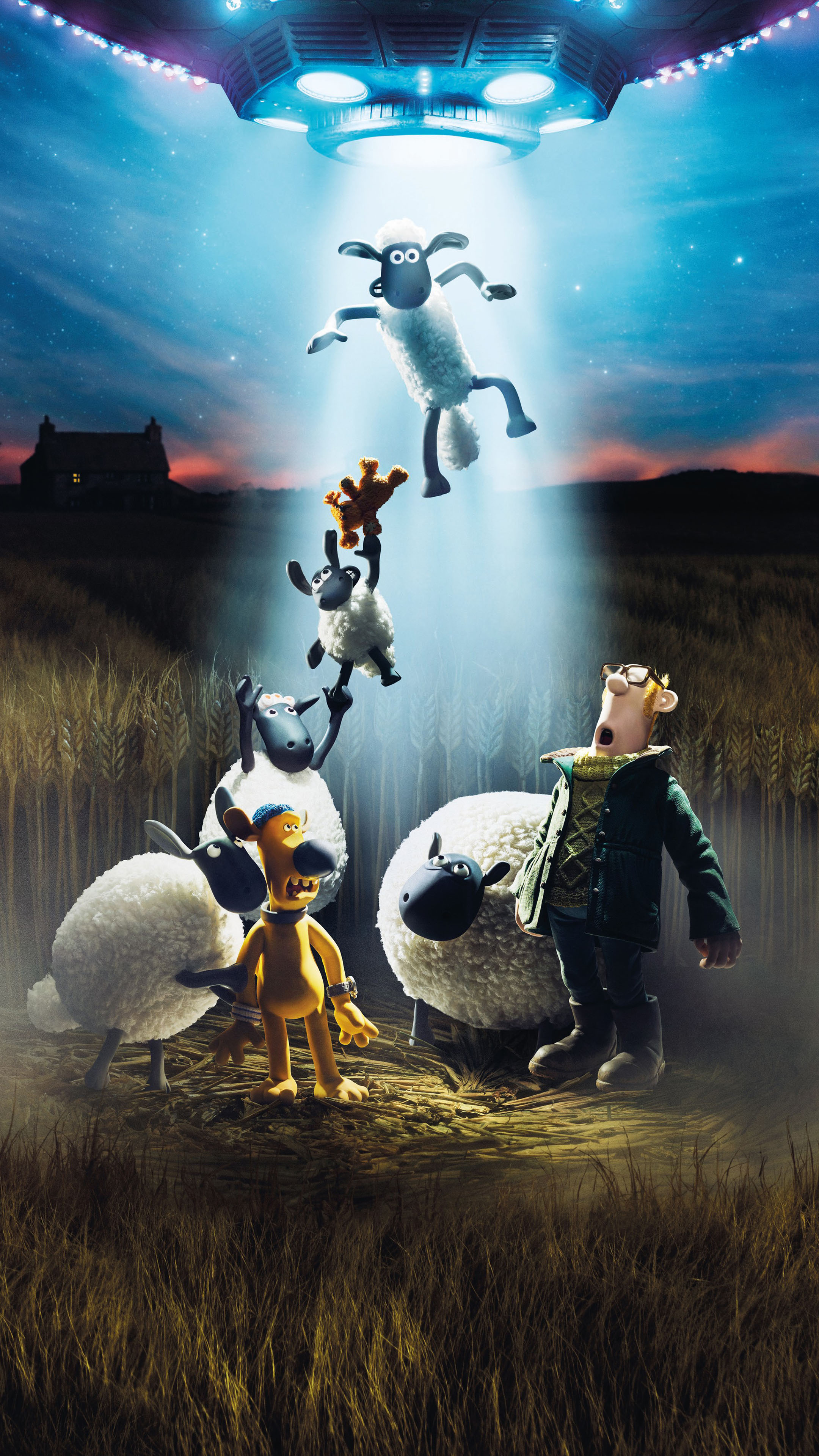 A Shaun The Sheep Movie: Farmageddon Animation 4K Ultra HD Mobile Wallpaper