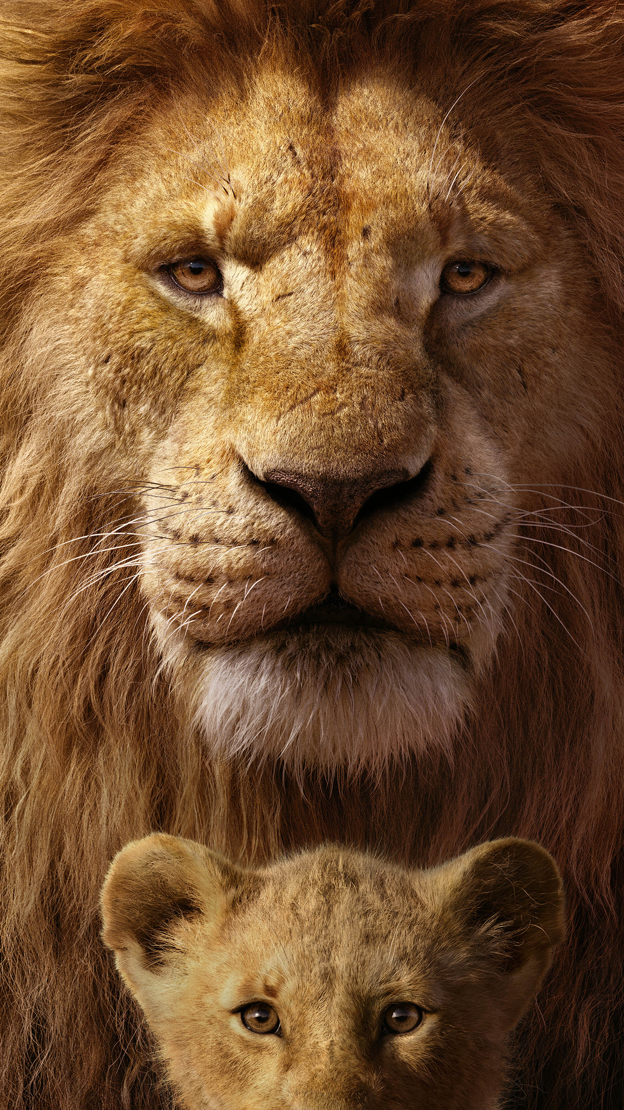 Mufasa & Simba In The Lion King 4K Ultra HD Mobile Wallpaper