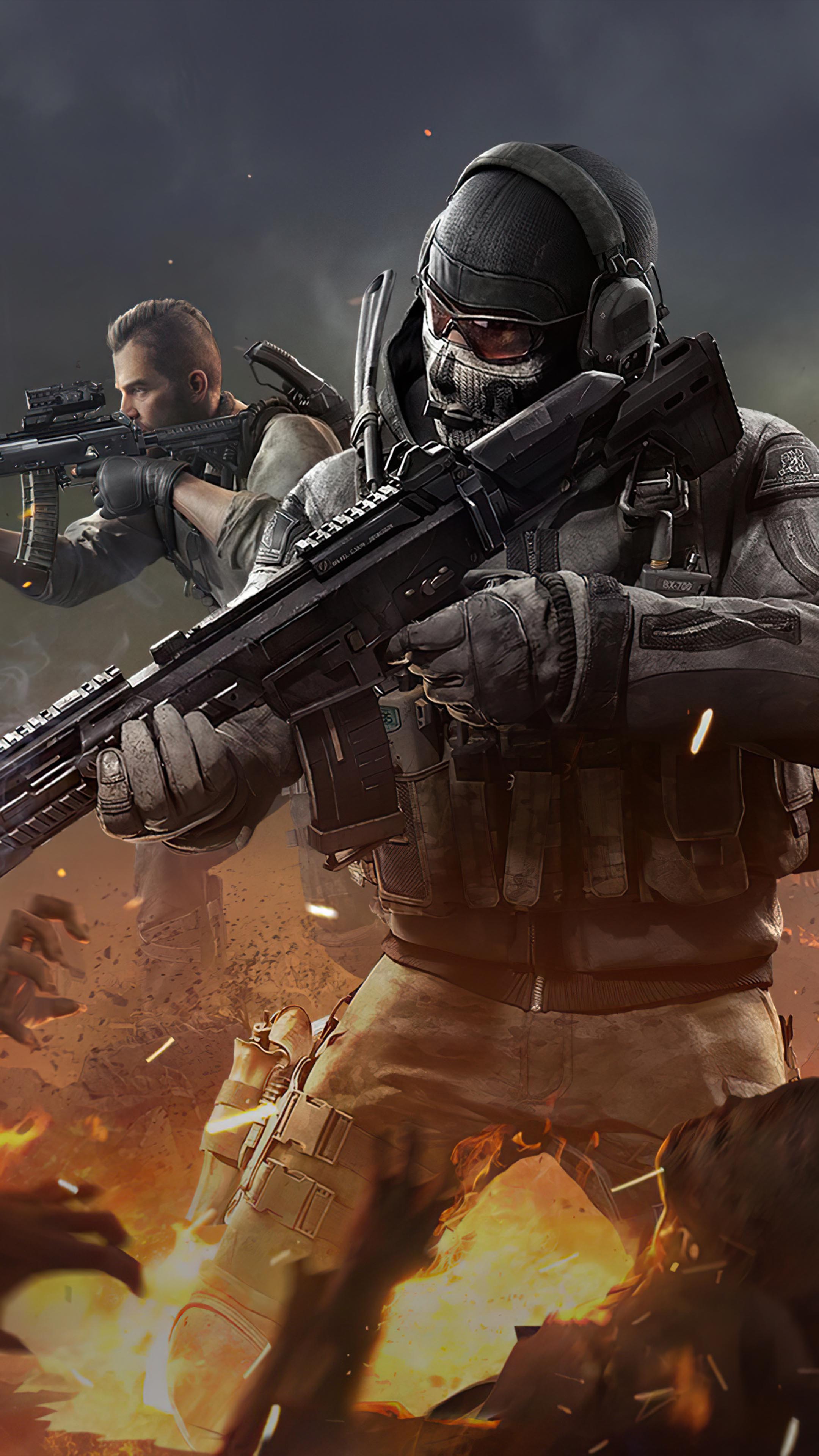Ghost Player Call of Duty Mobile 4K Ultra HD Mobile Wallpaper
