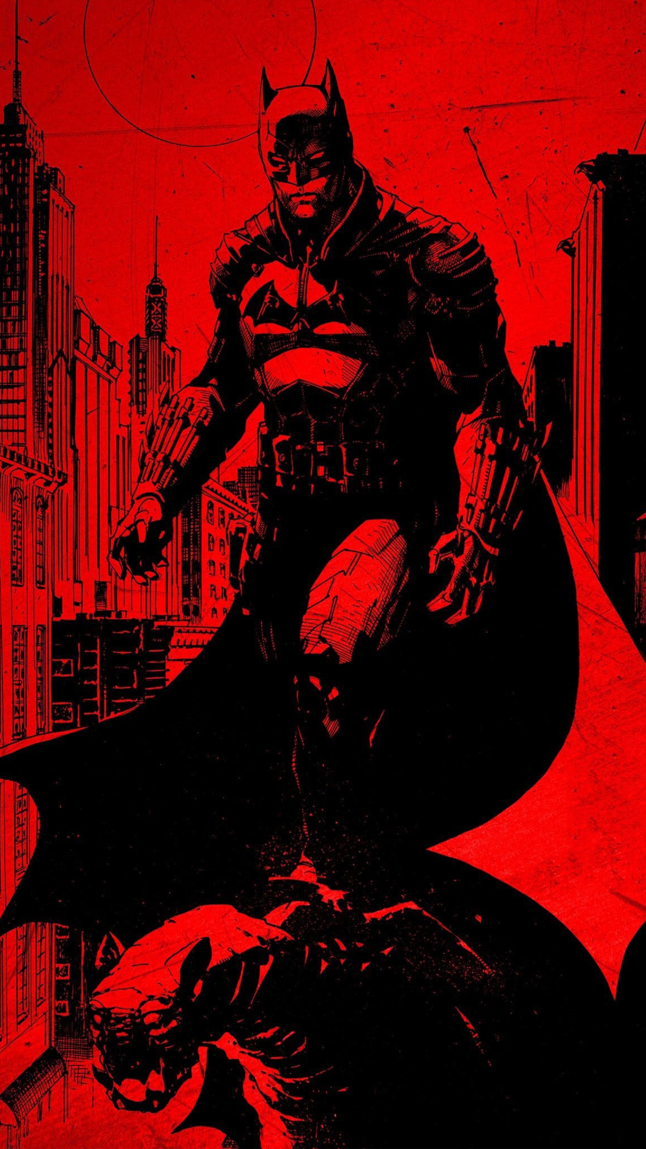 Batman 2021 Movie Poster 4K Ultra HD Mobile Wallpaper