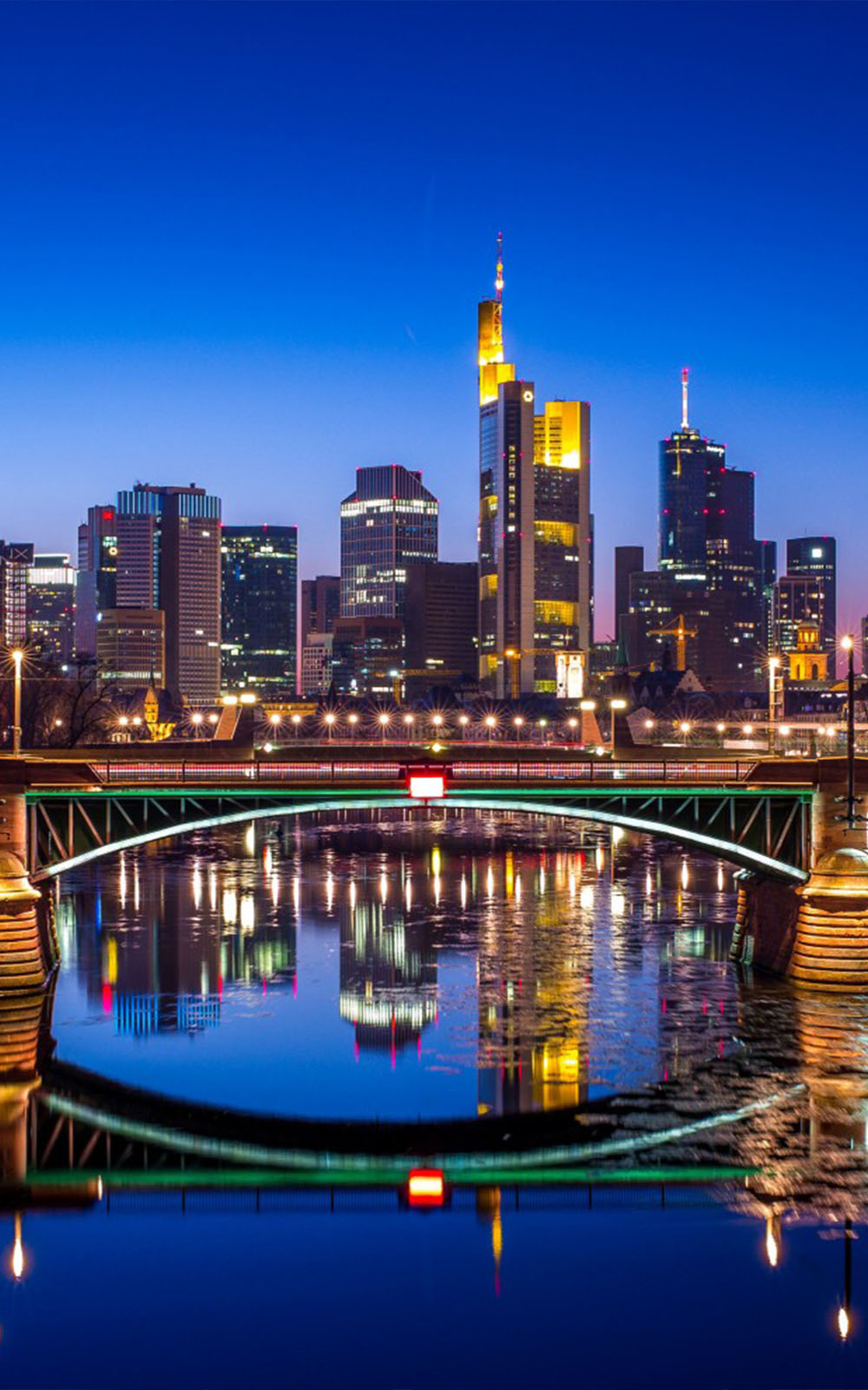 Night Frankfurt Germany - Download Free HD Mobile Wallpapers