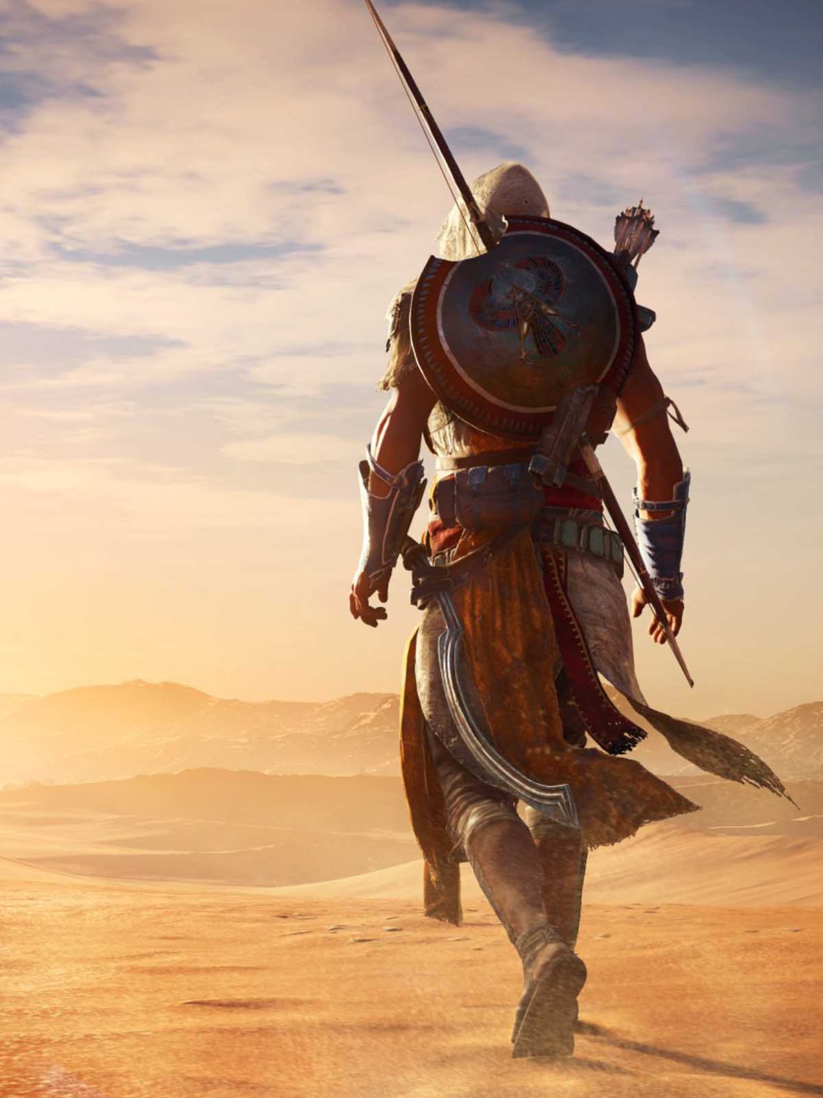 Assassins Creed Origins Hot Desert 4K Ultra HD Mobile Wallpaper