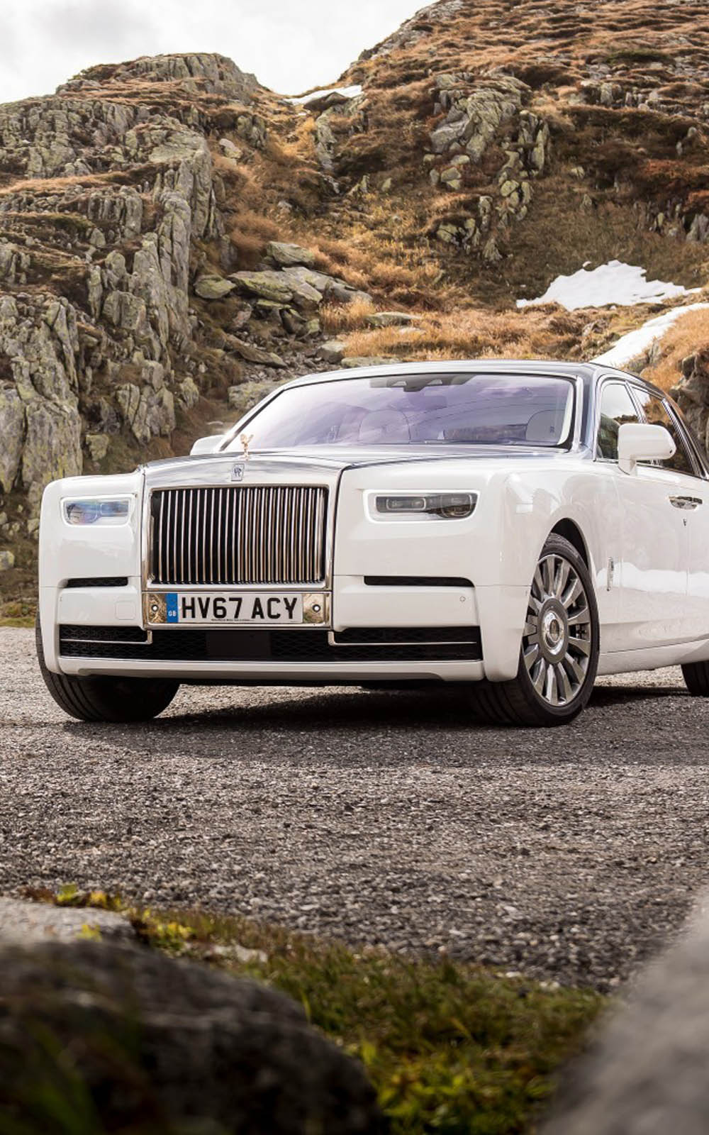 Rolls Royce Phantom White 4K Ultra HD Mobile Wallpaper