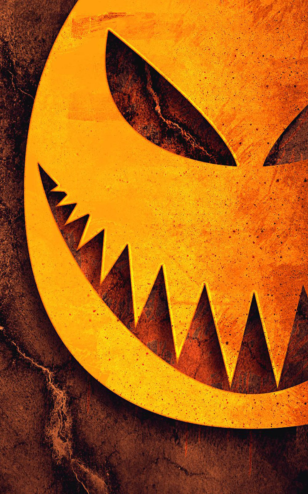 Halloween Scary Emoji Smile 4K Ultra HD Mobile Wallpaper