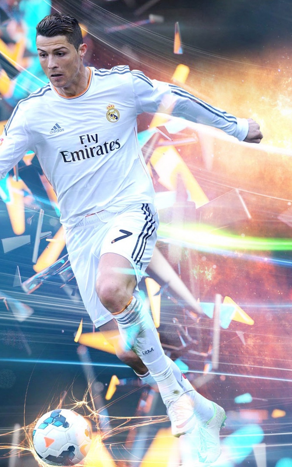 Cristiano Ronaldo In Action Download Free Hd Mobile Wallpapers