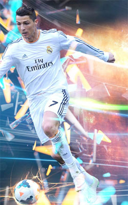 Cristiano Ronaldo In Action - Download Free HD Mobile Wallpapers