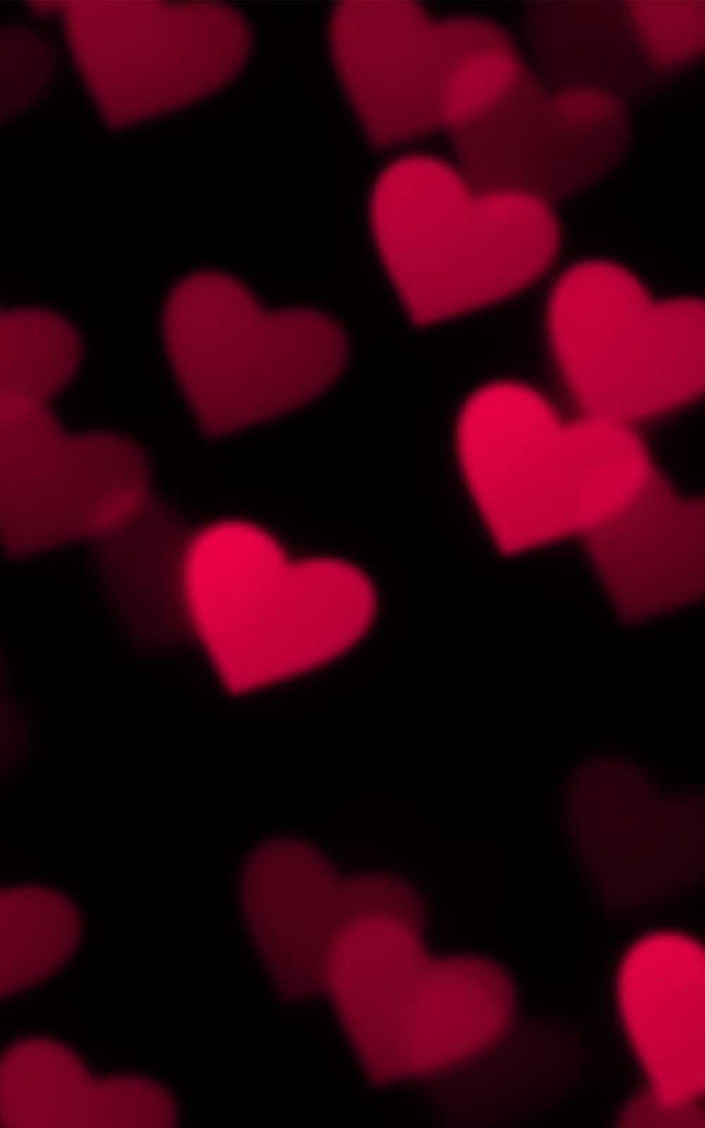 Pink Hearts 4K Ultra HD Mobile Wallpaper