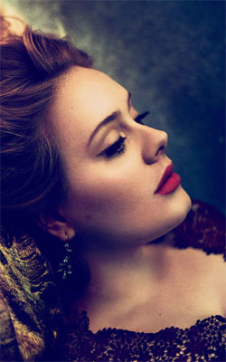 Adele Vogue Mobile Wallpaper Preview