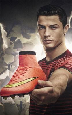 Cristiano Ronaldo Nike Mercurial Mobile Wallpaper Preview