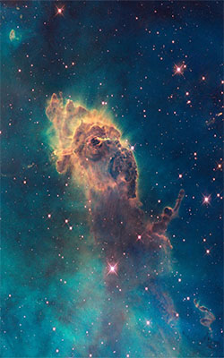 Amazing Carina Nebula Mobile Wallpaper Preview