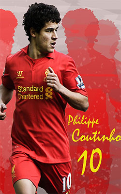 Philippe Coutinho Mobile Wallpaper Preview