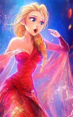 Queen Elsa Mobile Wallpaper Preview