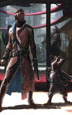 Guardians of The Galaxy Artwork Mobile Wallpaper Preview