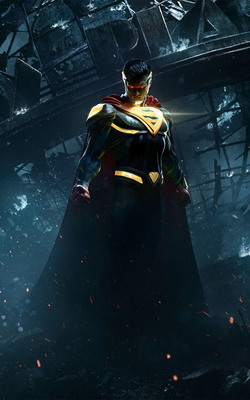 Injustice 2 Superman Mobile Wallpaper Preview