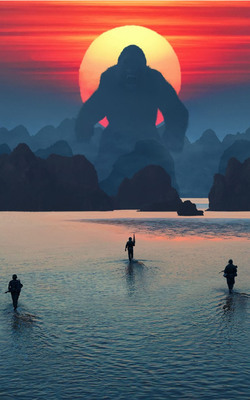 Kong Skull Island 2017 Movie Mobile Wallpaper Preview