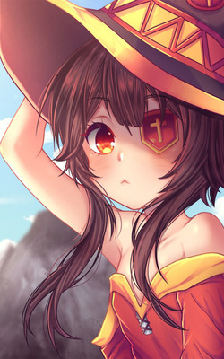 Megumin Konosuba Mobile Wallpaper Preview