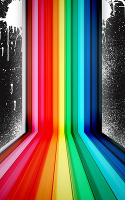 Rainbow Vector Art Mobile Wallpaper Preview