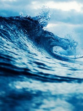 Blue Ocean Waves HD Mobile Wallpaper Preview