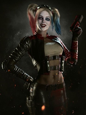 Harley Quinn In Injustice 2 HD Mobile Wallpaper Preview