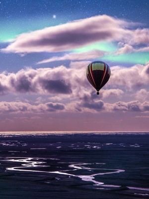 Hot Air Balloon Ride HD Mobile Wallpaper Preview