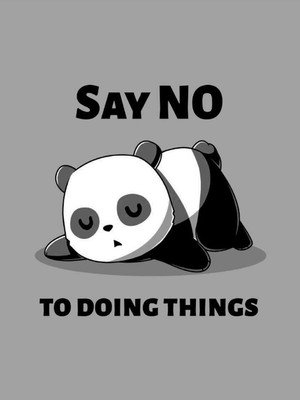 Say No To Doing Things HD Mobile Wallpaper Preview