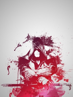 Assassin's Creed Red Artwork HD Mobile Wallpaper Preview