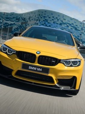 BMW M4 Yellow HD Mobile Wallpaper Preview