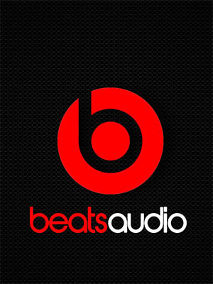 Beats Audio Red Black Logo HD Mobile Wallpaper Preview