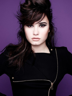 Demi Lovato Neon Lights HD Mobile Wallpaper Preview