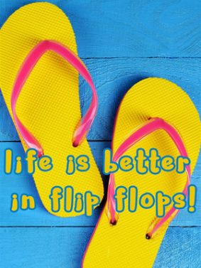 Life Is Better In Flip Flops HD Mobile Wallpaper Preview