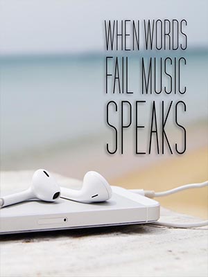 When Words Fail Music Speaks HD Mobile Wallpaper Preview