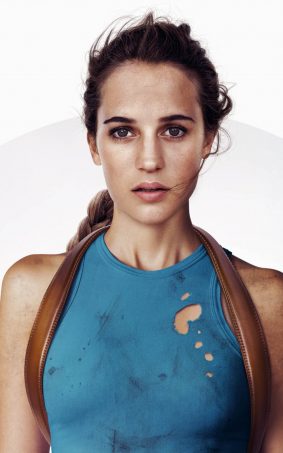 Alicia Vikander In Tomb Raider 2017 HD Mobile Wallpaper