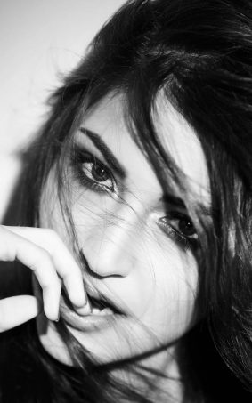 Anushka Sharma Close BW Photoshoot HD Mobile Wallpaper