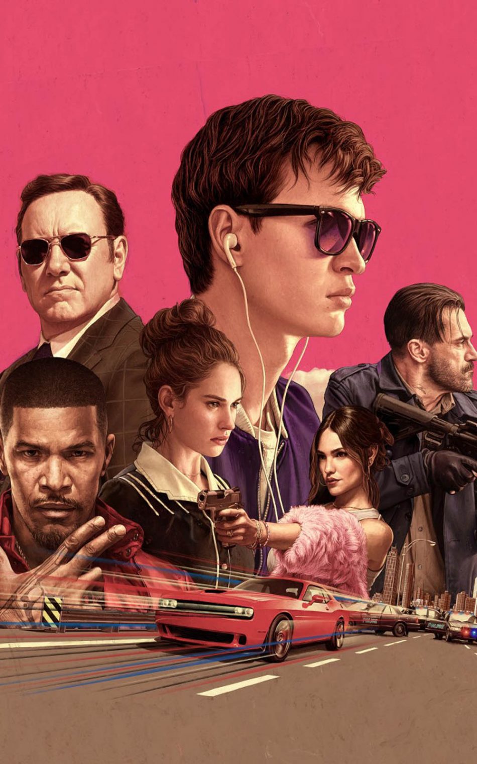 Baby Driver 2017 HD Mobile Wallpaper