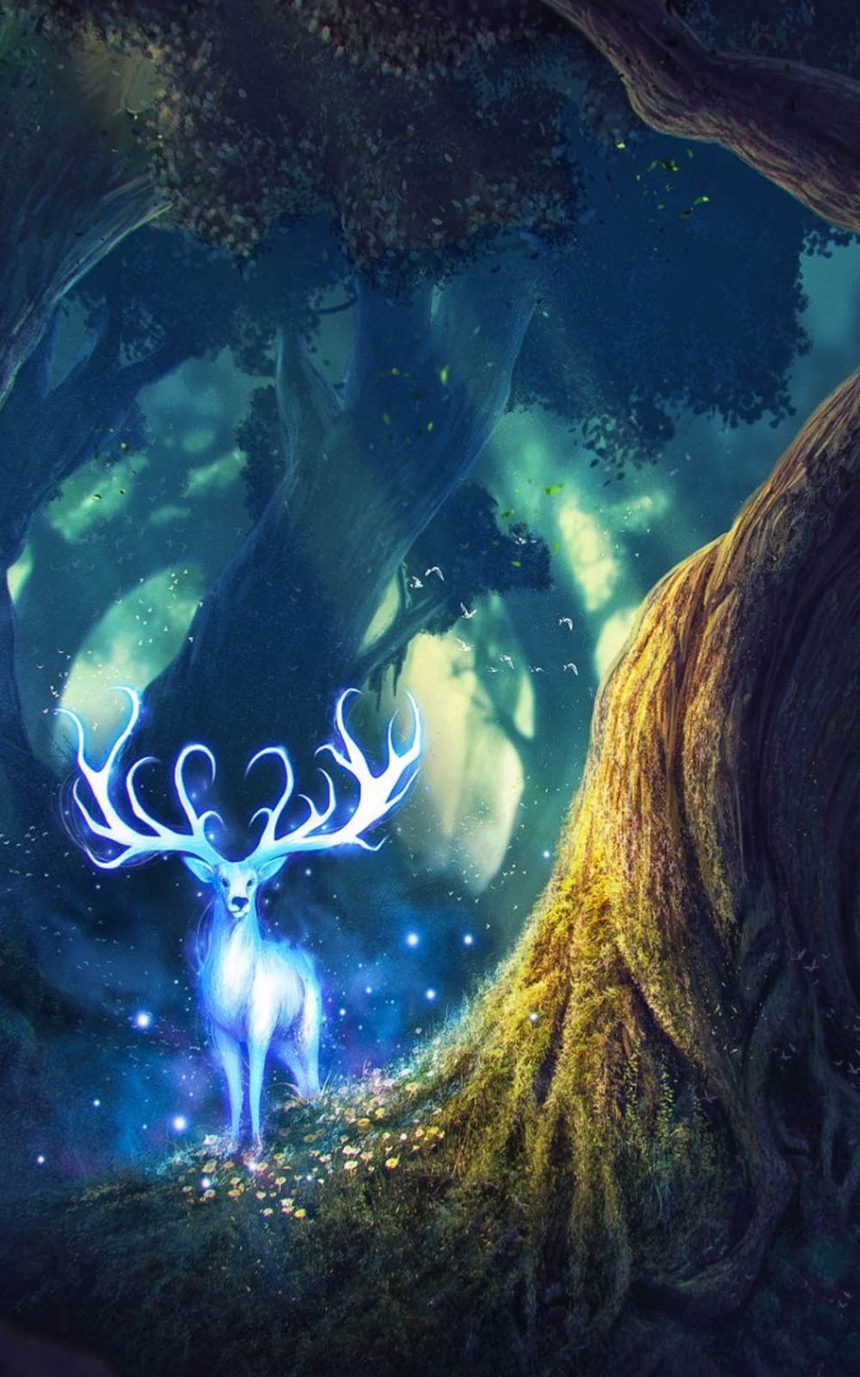 Fairy Deer 4K Ultra HD Mobile Wallpaper Fairy Deer 4K Ultra HD Mobile Wallpaper