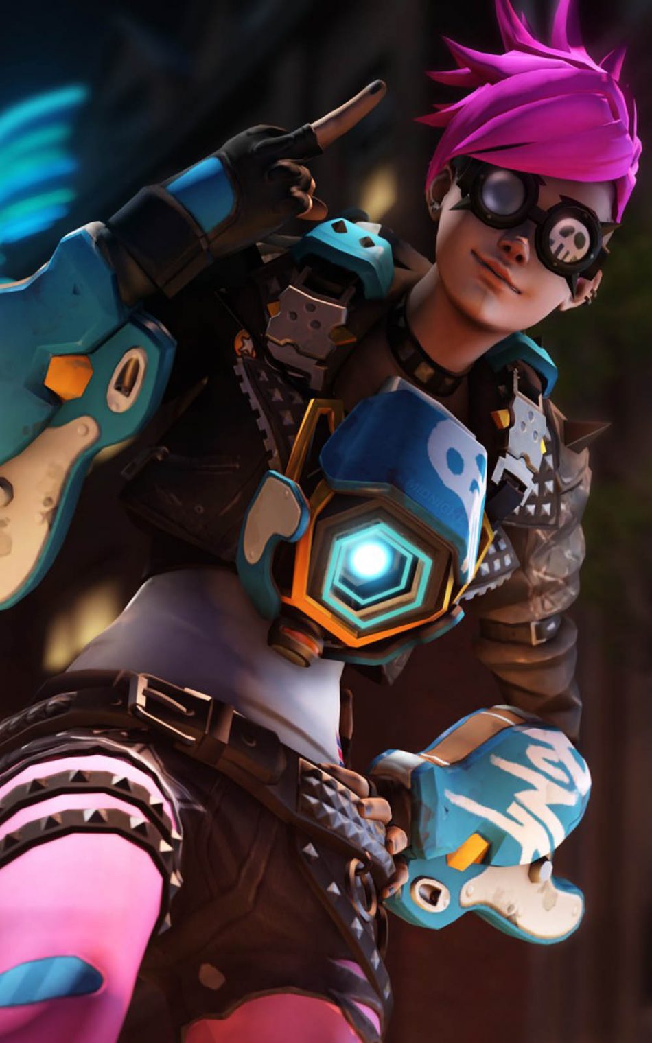 Punk Tracer Overwatch HD Mobile Wallpaper