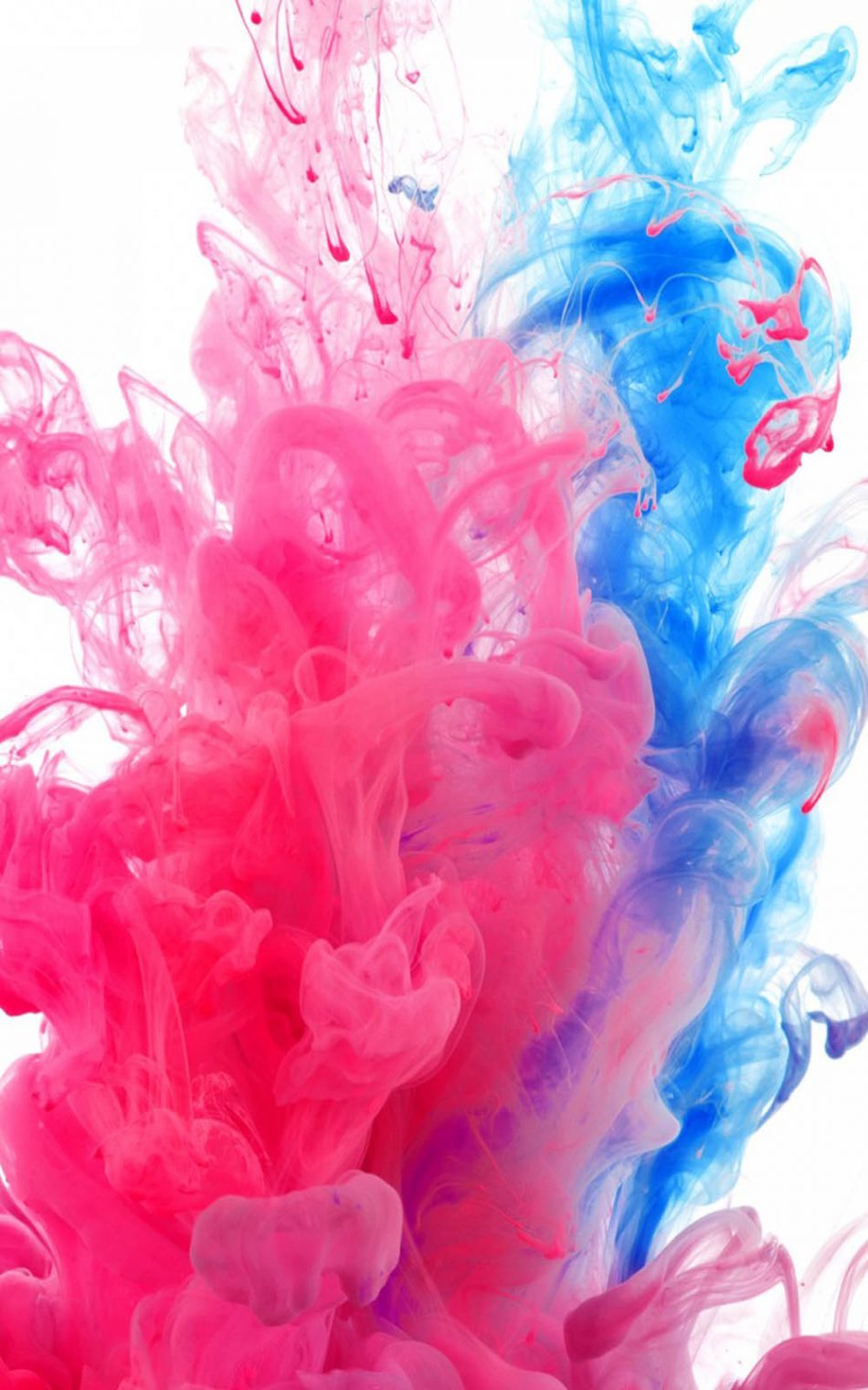 Awesome Blue Red Holi HD Mobile Wallpaper