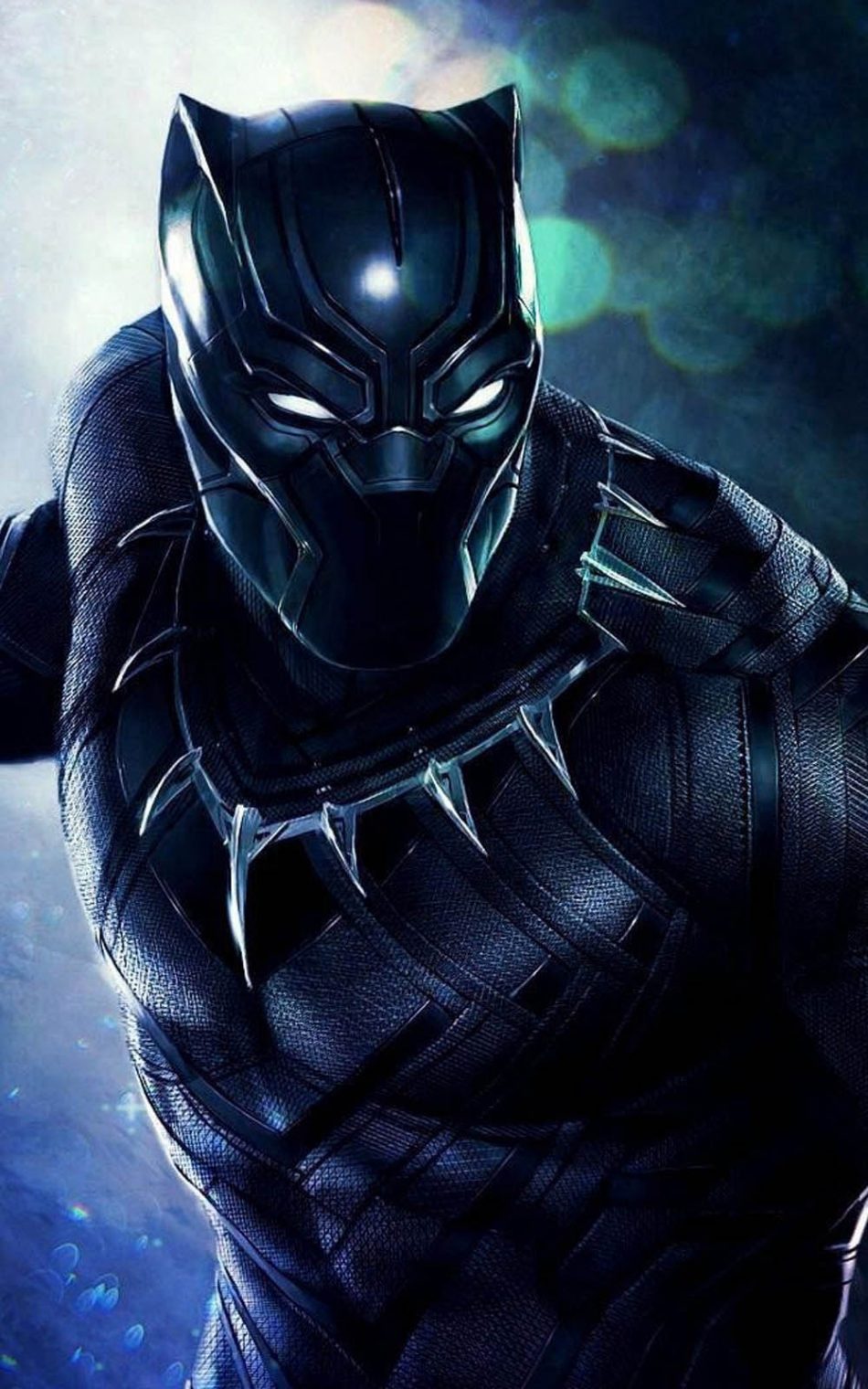 Black Panther Artwork HD Mobile Wallpaper