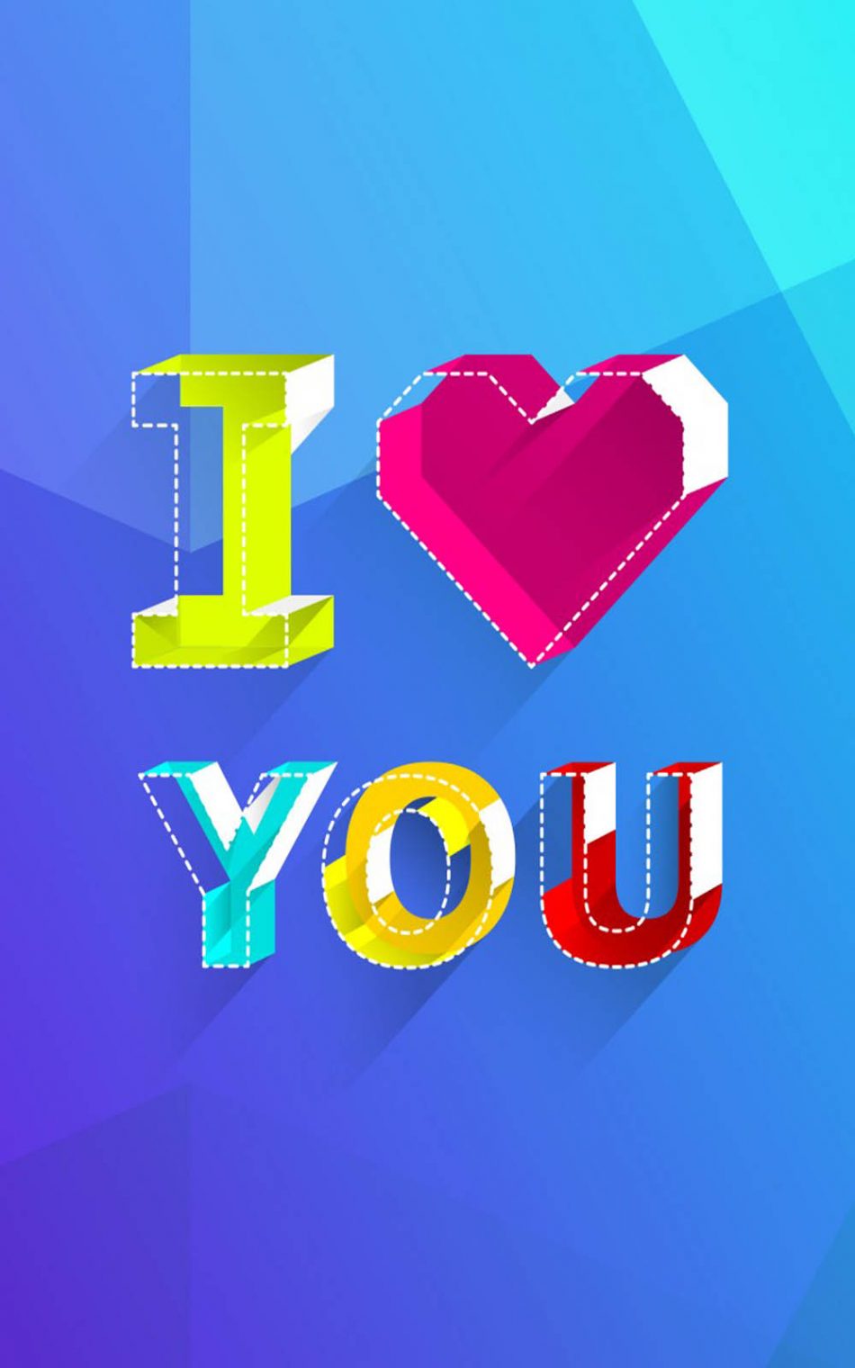 I Love You Clipart 4K Ultra HD Mobile Wallpaper