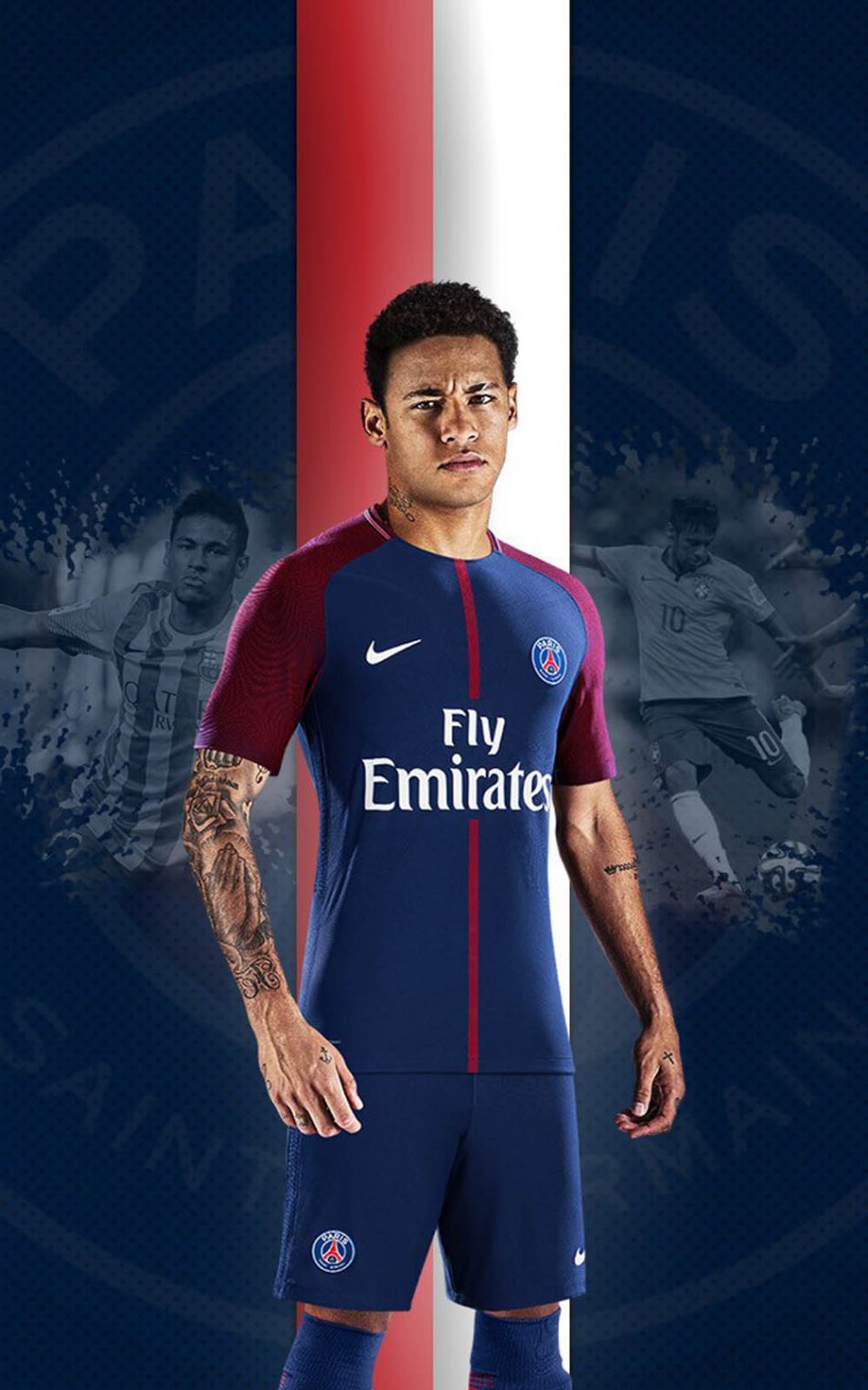 Neymar Jr In Paris Saint-Germain FC HD Mobile Wallpaper