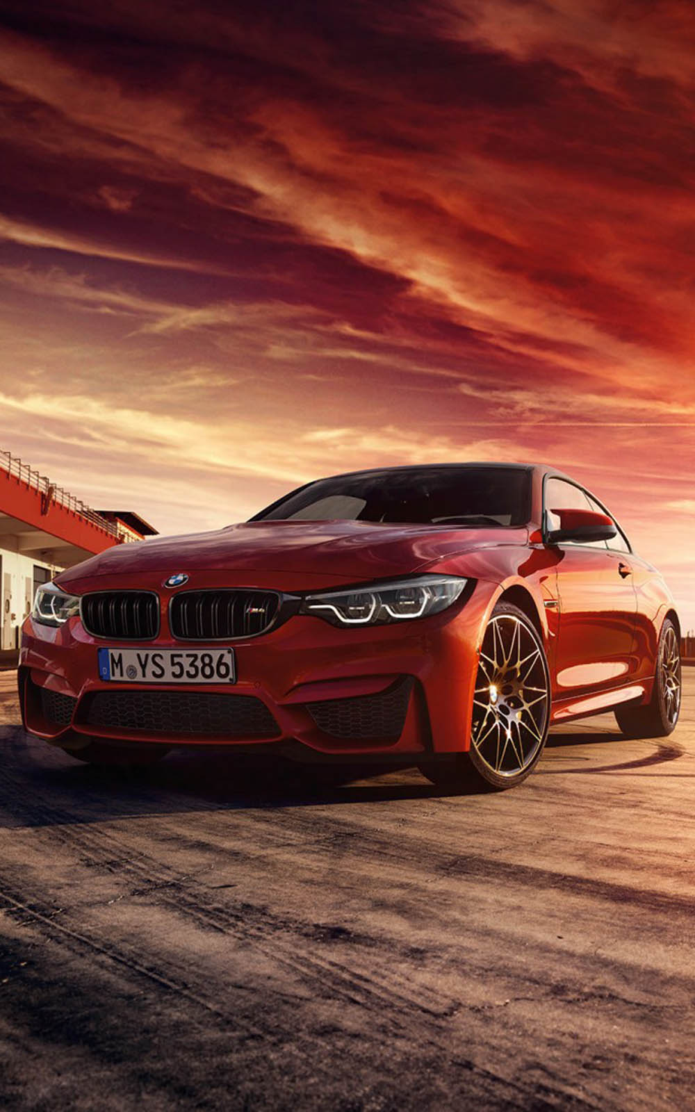  Red  BMW M4 Coupe Free 4K  Ultra HD Mobile Wallpaper 