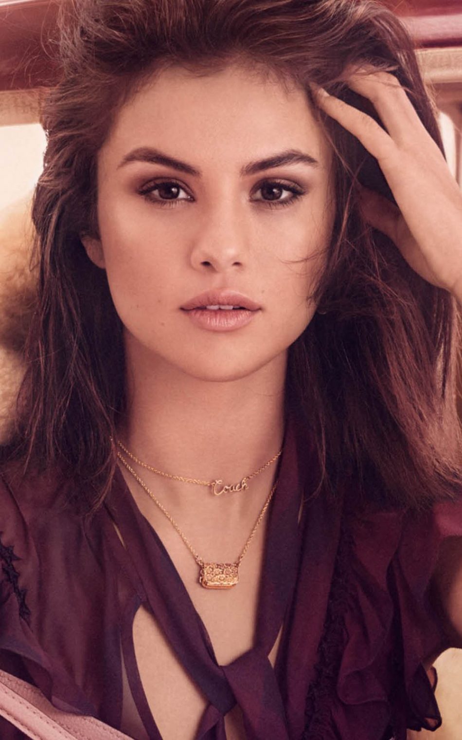 Selena Gomez Coach Photoshoot 2017 HD Mobile Wallpaper