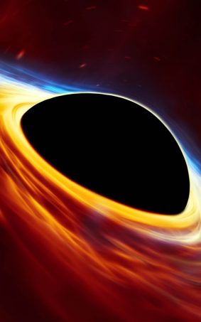 Super Black Hole HD Mobile Wallpaper