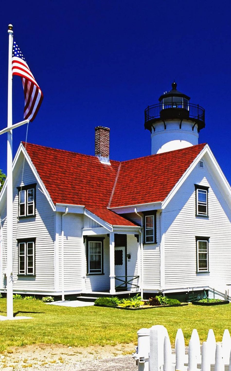 West Chop Lighthouse HD Mobile Wallpaper