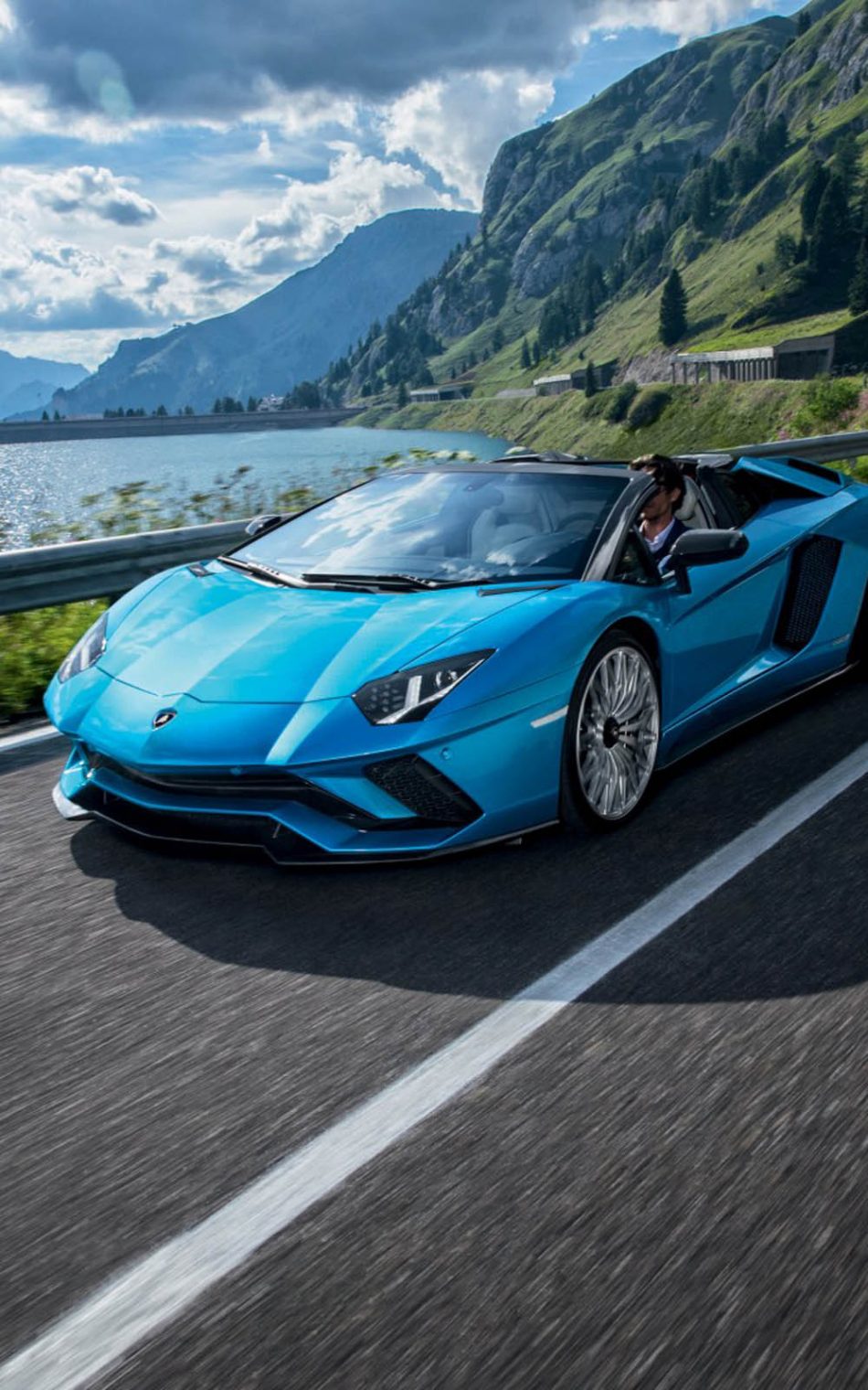 Lamborghini Aventador Blue Wallpaper