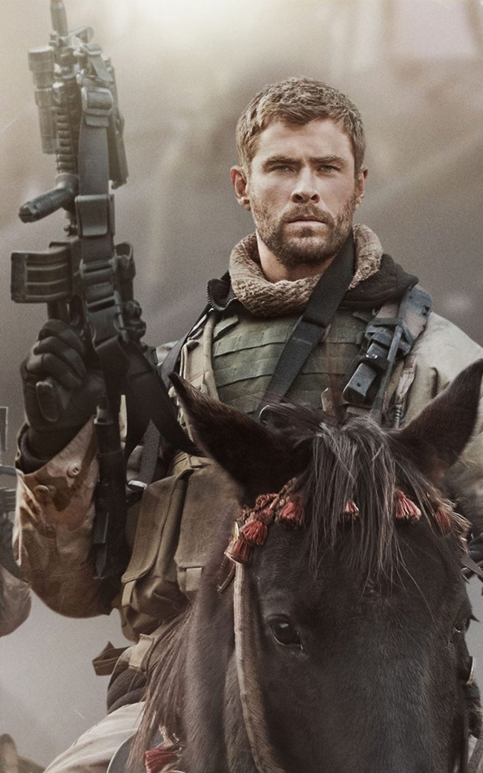 Chris Hemsworth In 12 Strong 4K Ultra HD Mobile Wallpaper Chris Hemsworth In 12 Strong 4K Ultra HD Mobile Wallpaper